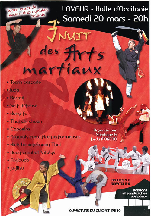 Nuit des Arts martiaux à  Lavaur 2010